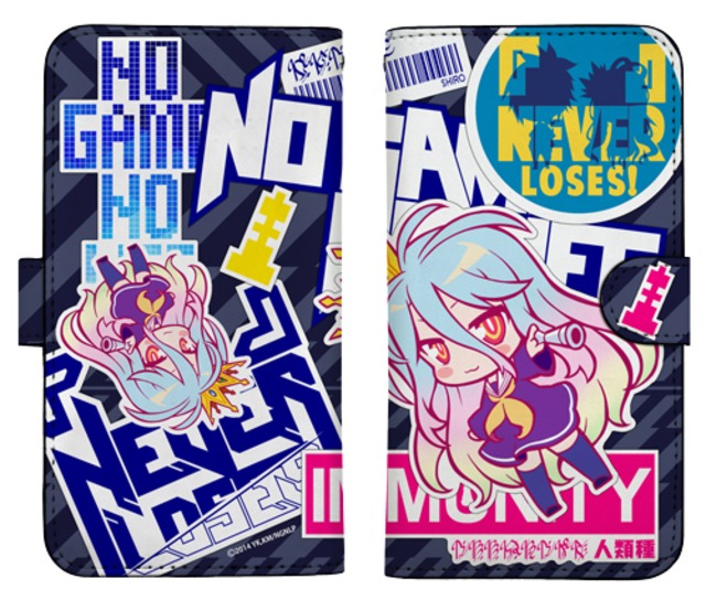 ノーゲーム・ノーライフ 「白」 手帳型スマホケース 138 [Ver.2.0]