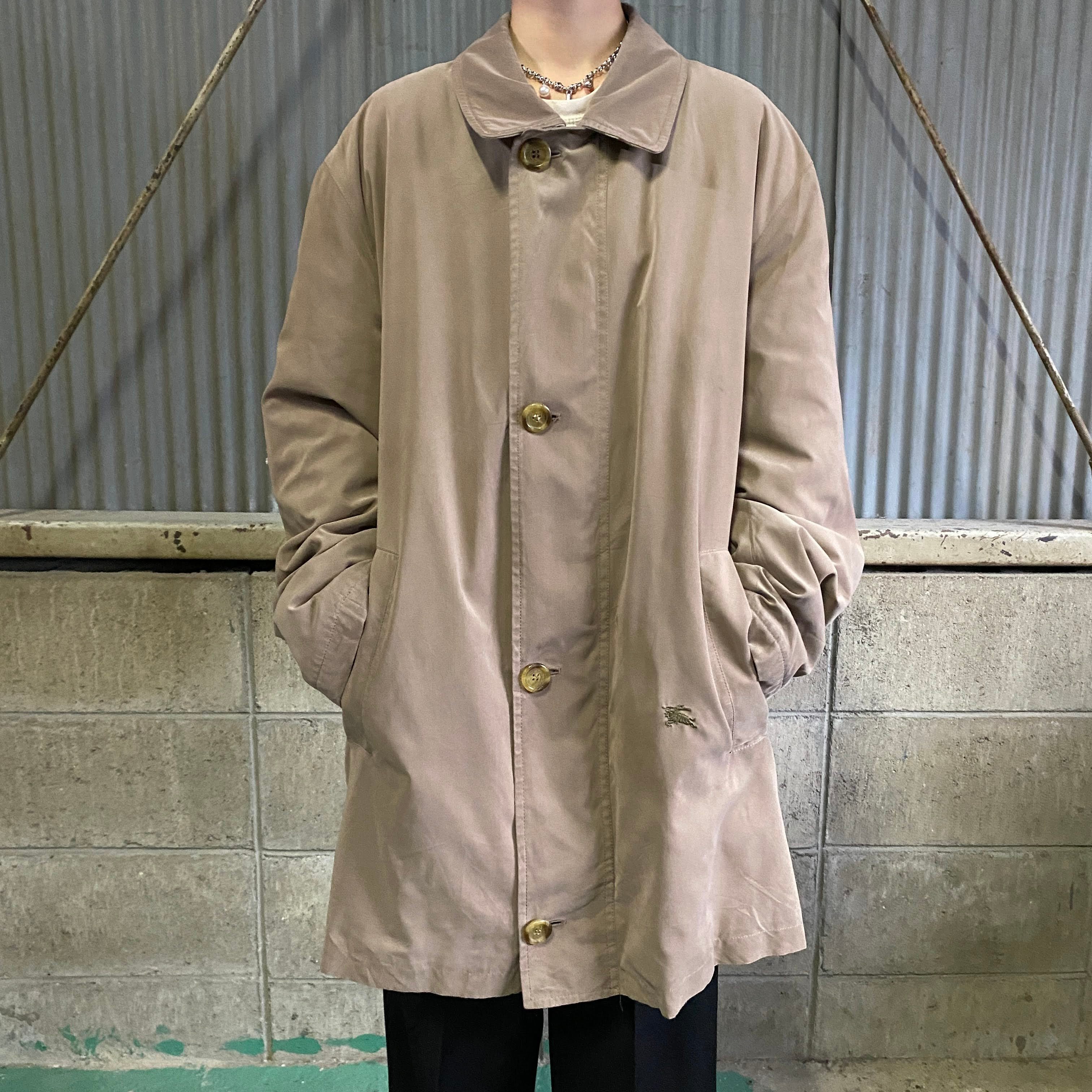 Burberrys Spain S A バーバリー チェックライナー ステンカラー ハーフコート メンズl相当 古着 コート Cave 古着 屋 公式 古着通販サイト