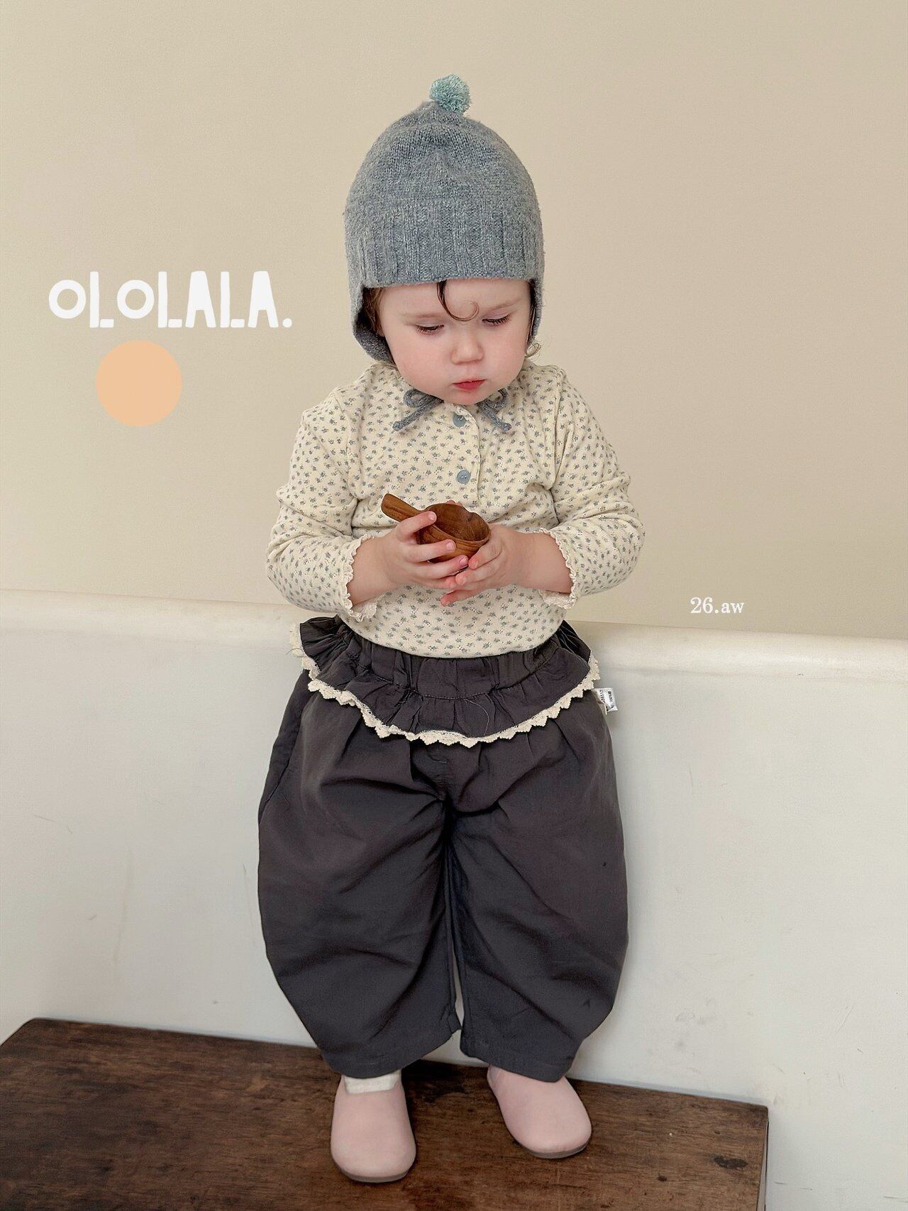 【予約】/ ベラフリルベギパンツ / ololala