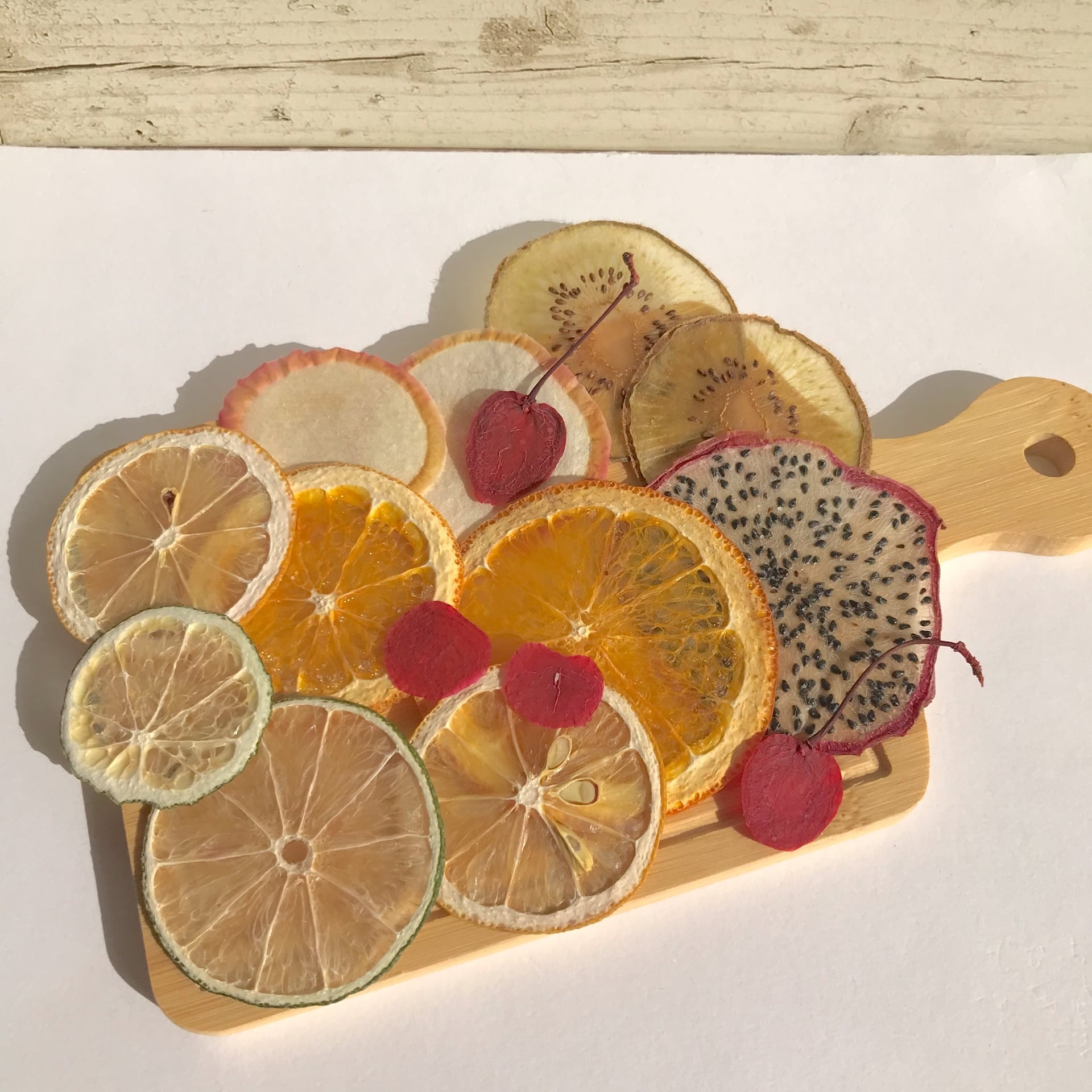 ☆オレンジドラゴンフルーツ×カフェオレストライプ☆ ハンドメイド