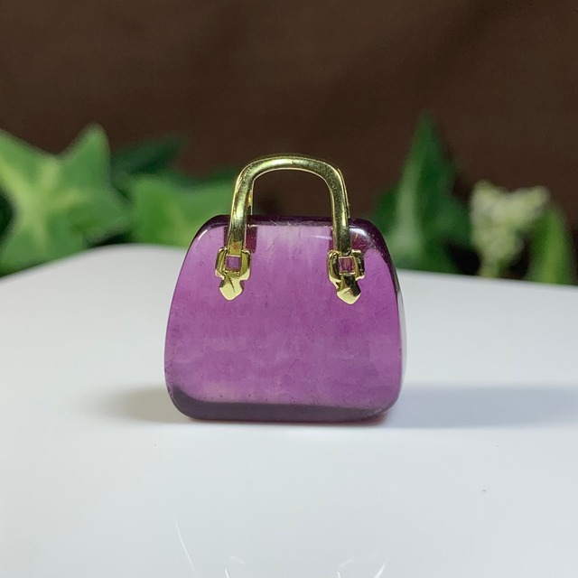 9.天然石とお出かけ☆フローライトカバン・バック