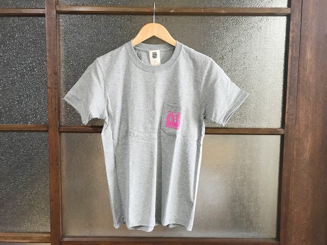 万屋MARU "03" SUPER HEAVY WEIGHT TEE (HEATHER GREY/PINK)