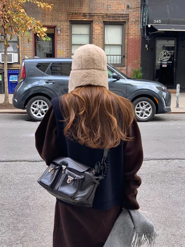 (予約) ounce / Volume sleeve knit one-piece 3color