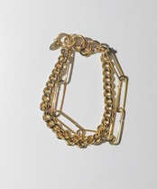 ダブルチェーンブレスレット/020088