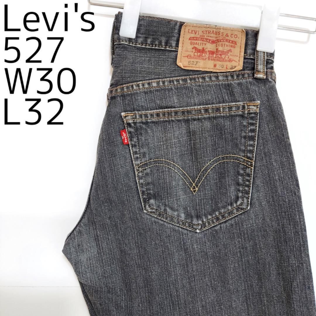 リーバイス527 W30 ブラックデニム 黒 ボトム ブーツカット 10195 | fuufu 