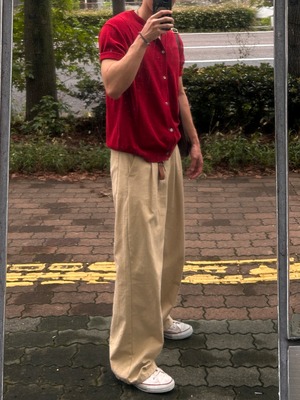 Double Twist Premium Cotton Pants（3color）