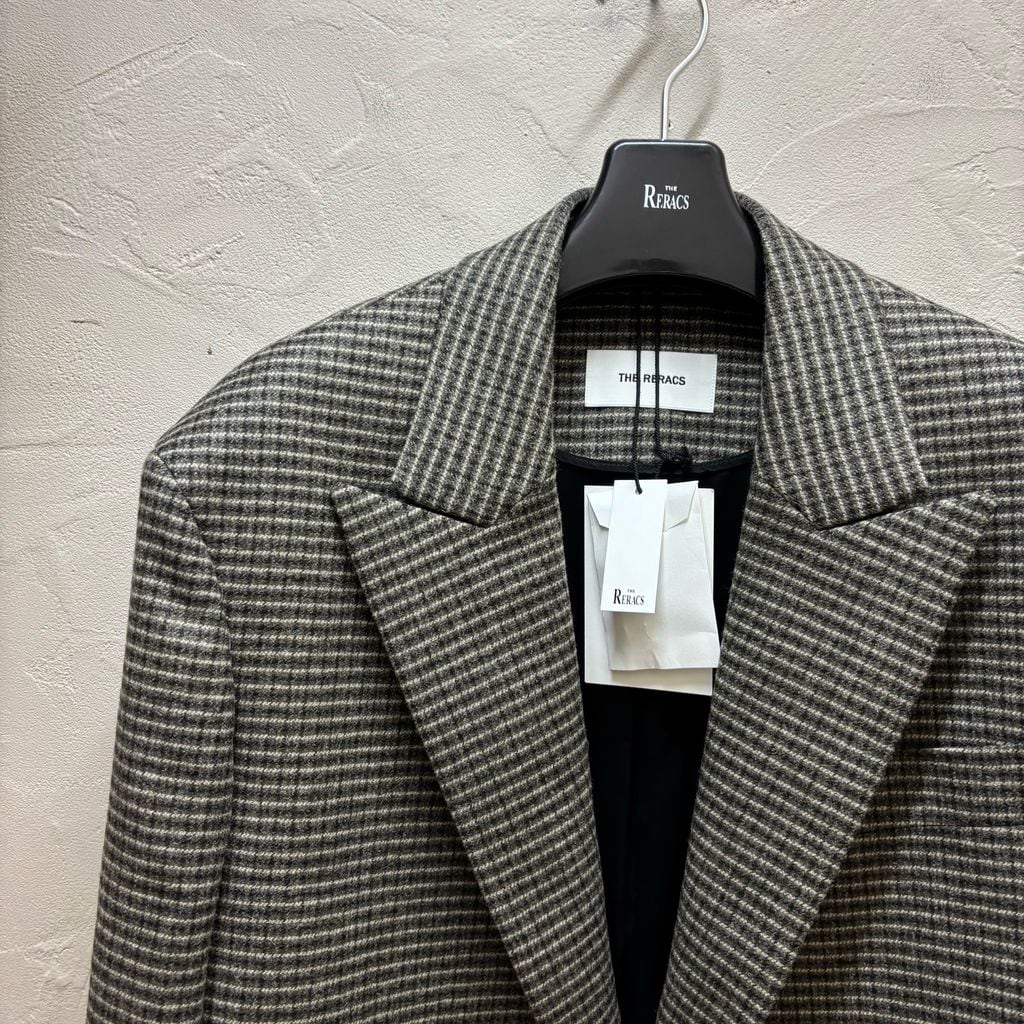 THE RERACS ザリラクス 25AW RERACS RUM SHETLAND FLANNEL THE TUXEDO