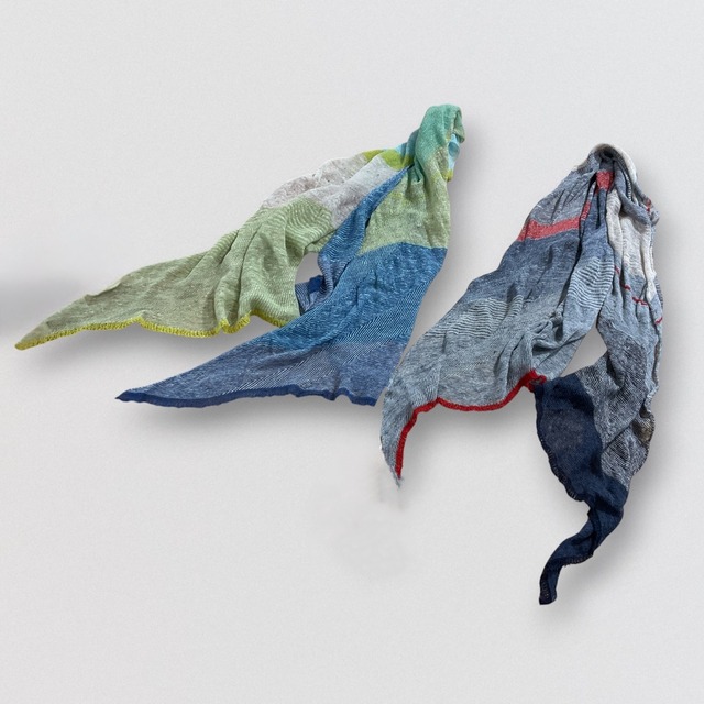 nume cotton linen knit stole
