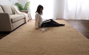 ふわふわシャギーラグ 200×250cm