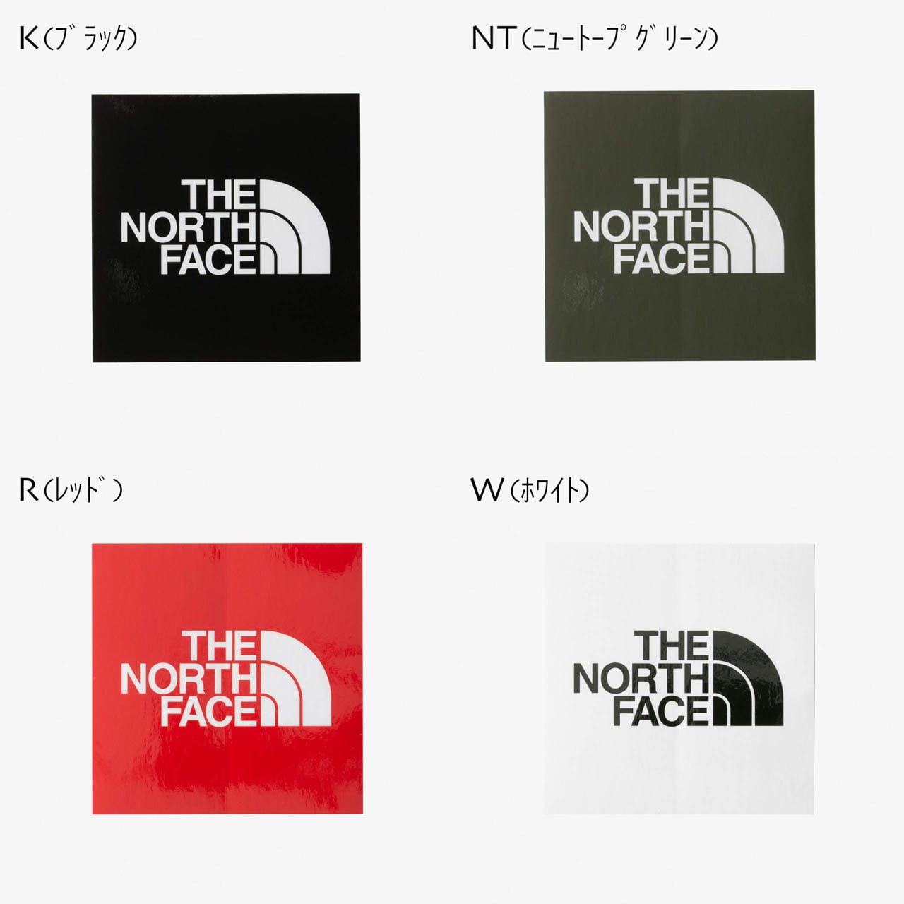 THE NORTH FACE [ザ・ノース・フェイス] TNF Square Logo Sticker