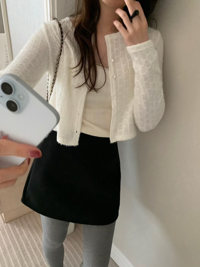 (予約) pretty young thing / Milk cardigan 4color