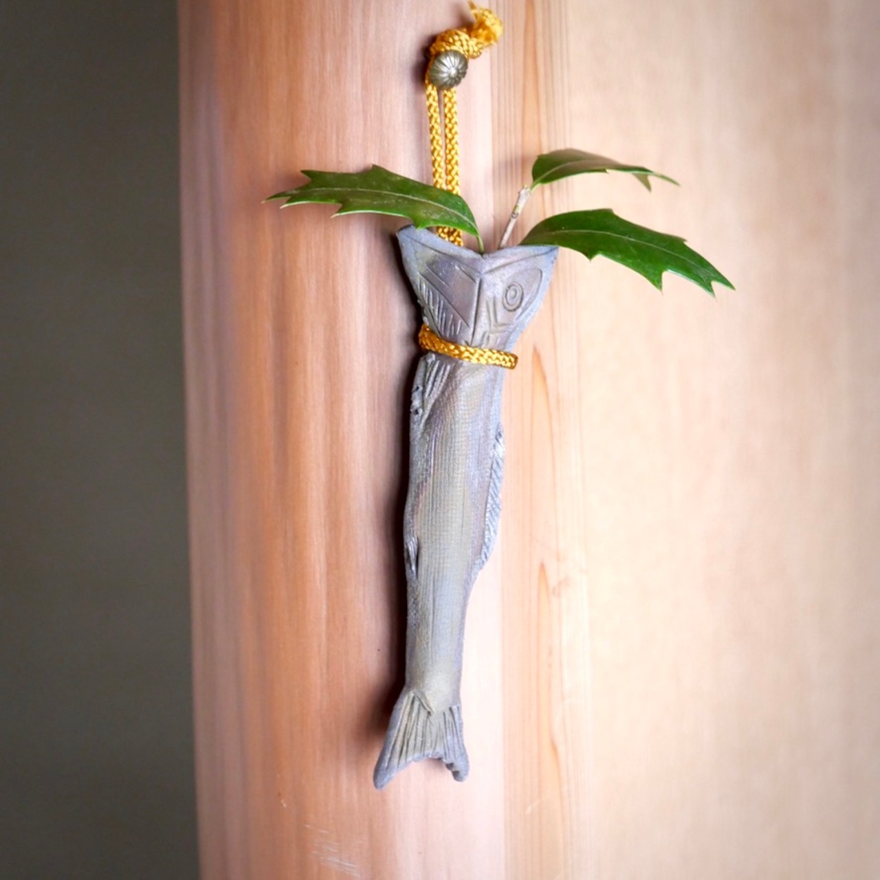 渡邊琢磨 ひいらぎいわし【柊鰯】備前焼