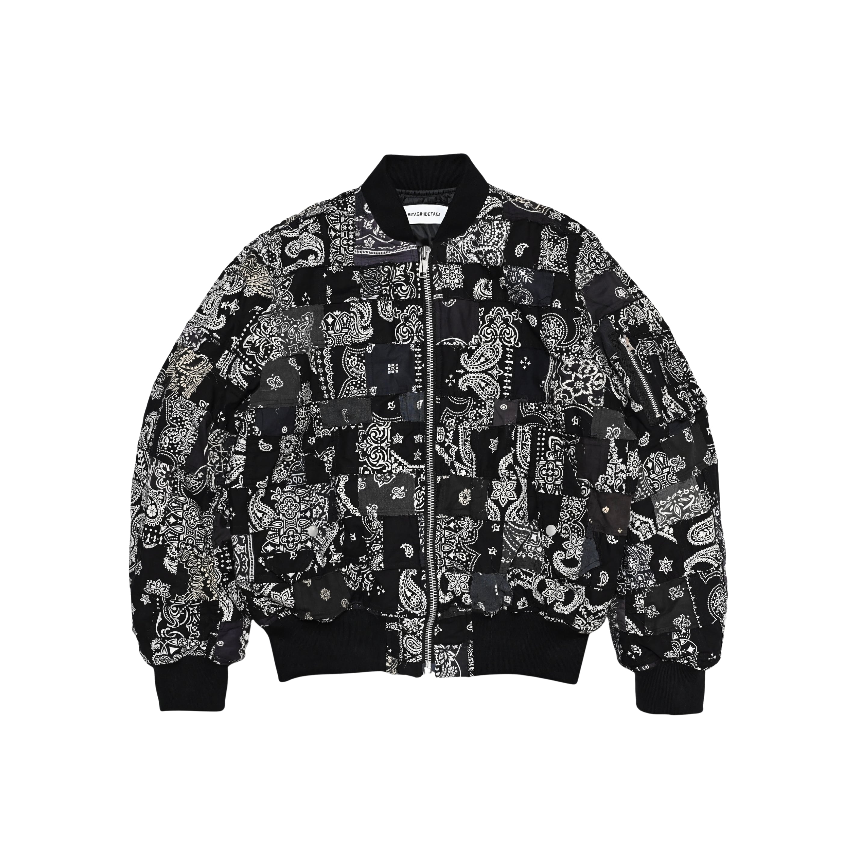 Bandana Down Jacket - BLACK - | MIYAGIHIDETAKA