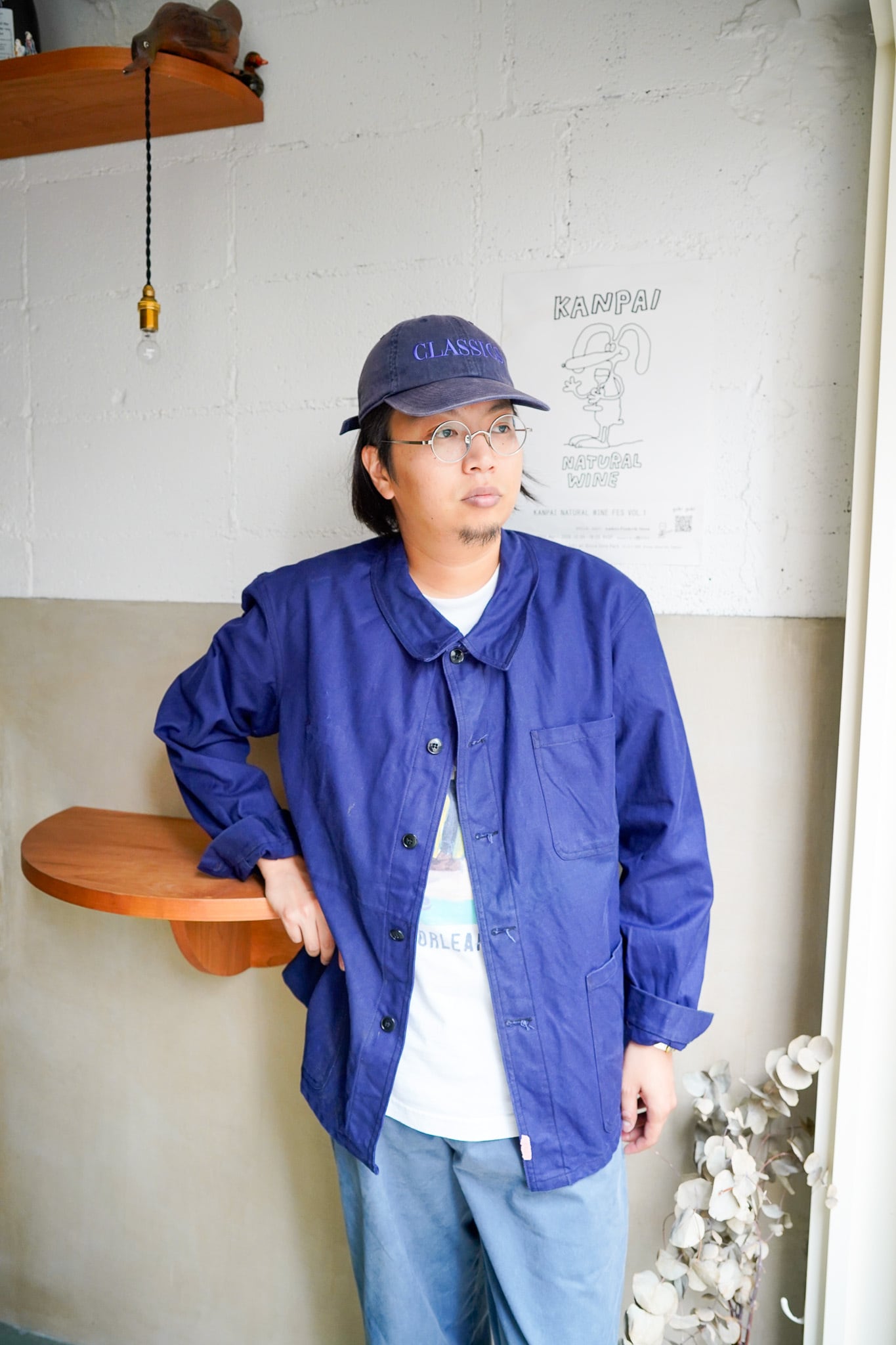 【1960s】Deadstock "French SOE" French Work Cotton Twill JKT / 6-289