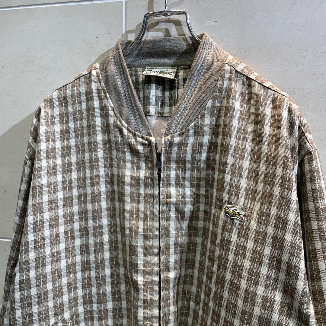 80s-90s French Lacoste zip up jacket