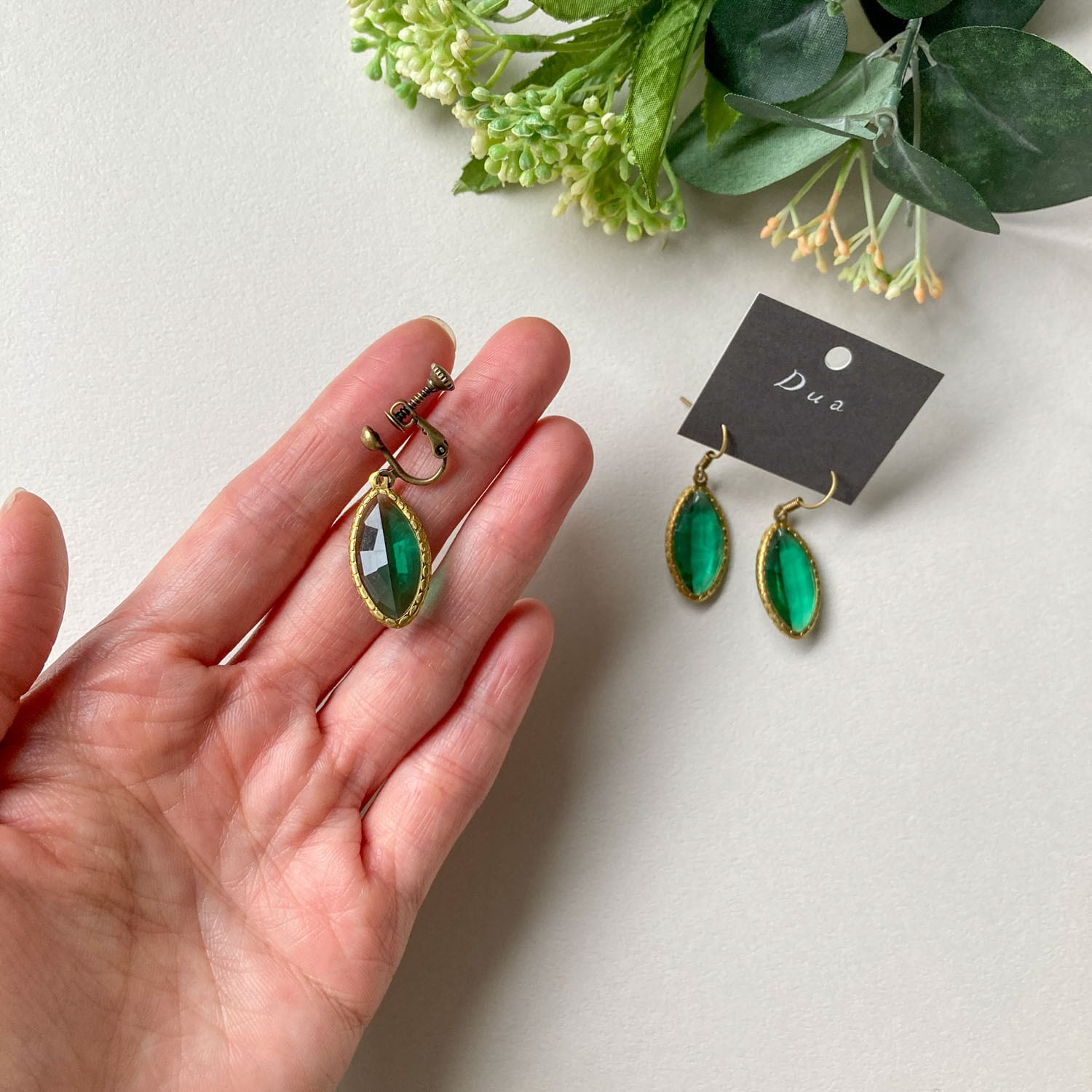 ナツメビジュー揺れる〈ピアス/イヤリング〉 | Dua-アクセサリーパーツ