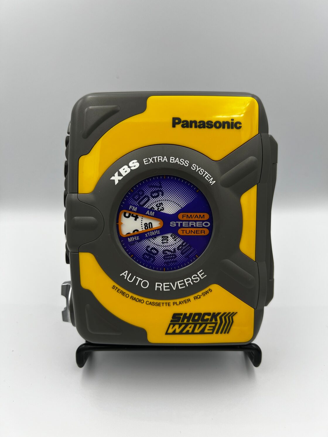 可動品]パナソニックショックウェーブ カセットプレーヤーRQ-SW66V 