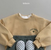 【取寄】teteco ラウンドフォント上下セット｜秋服｜韓国子供服｜ 26/AT