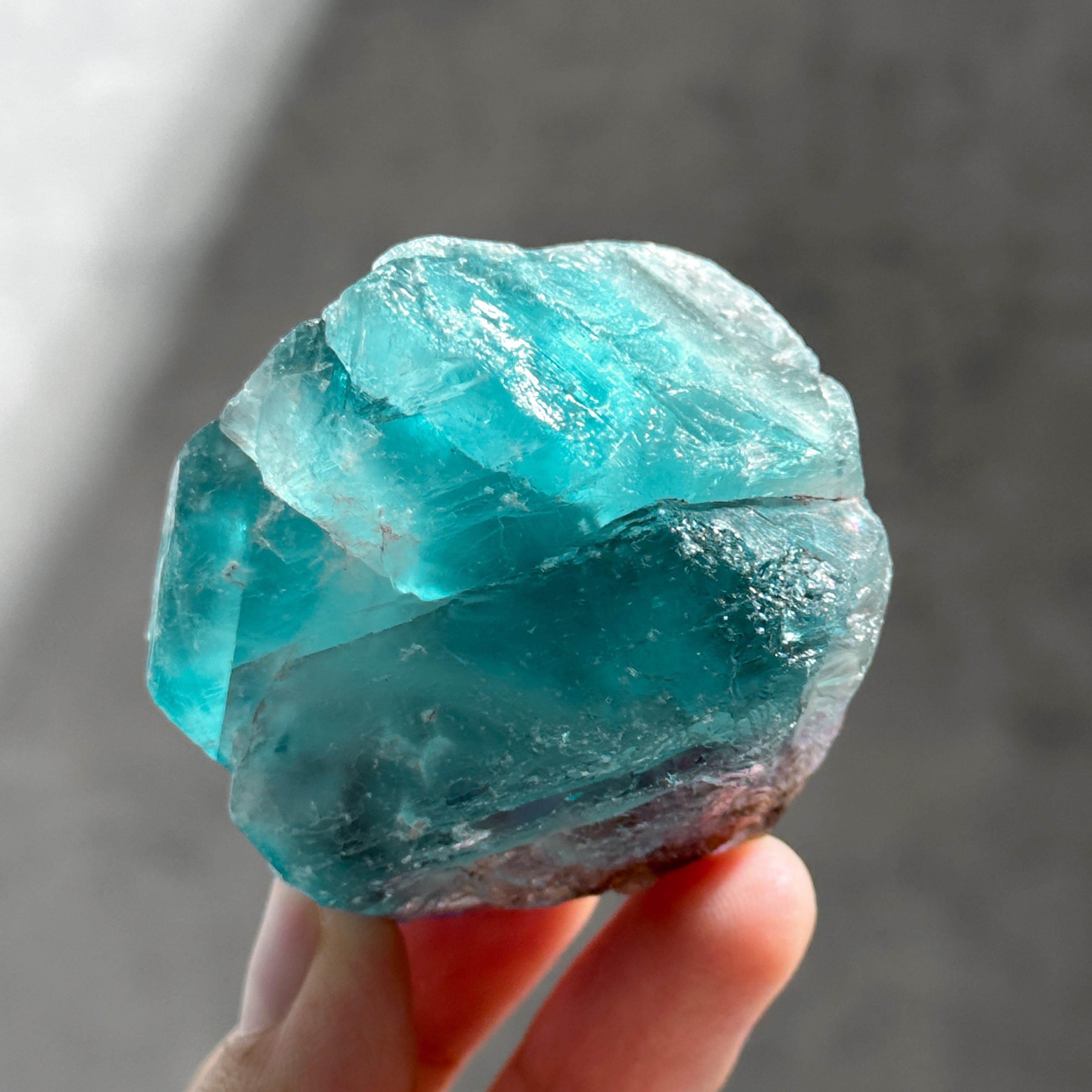 ブルー、パープルフローライト 原石68◇ Fluorite ◇天然石・鉱物・パワーストーン