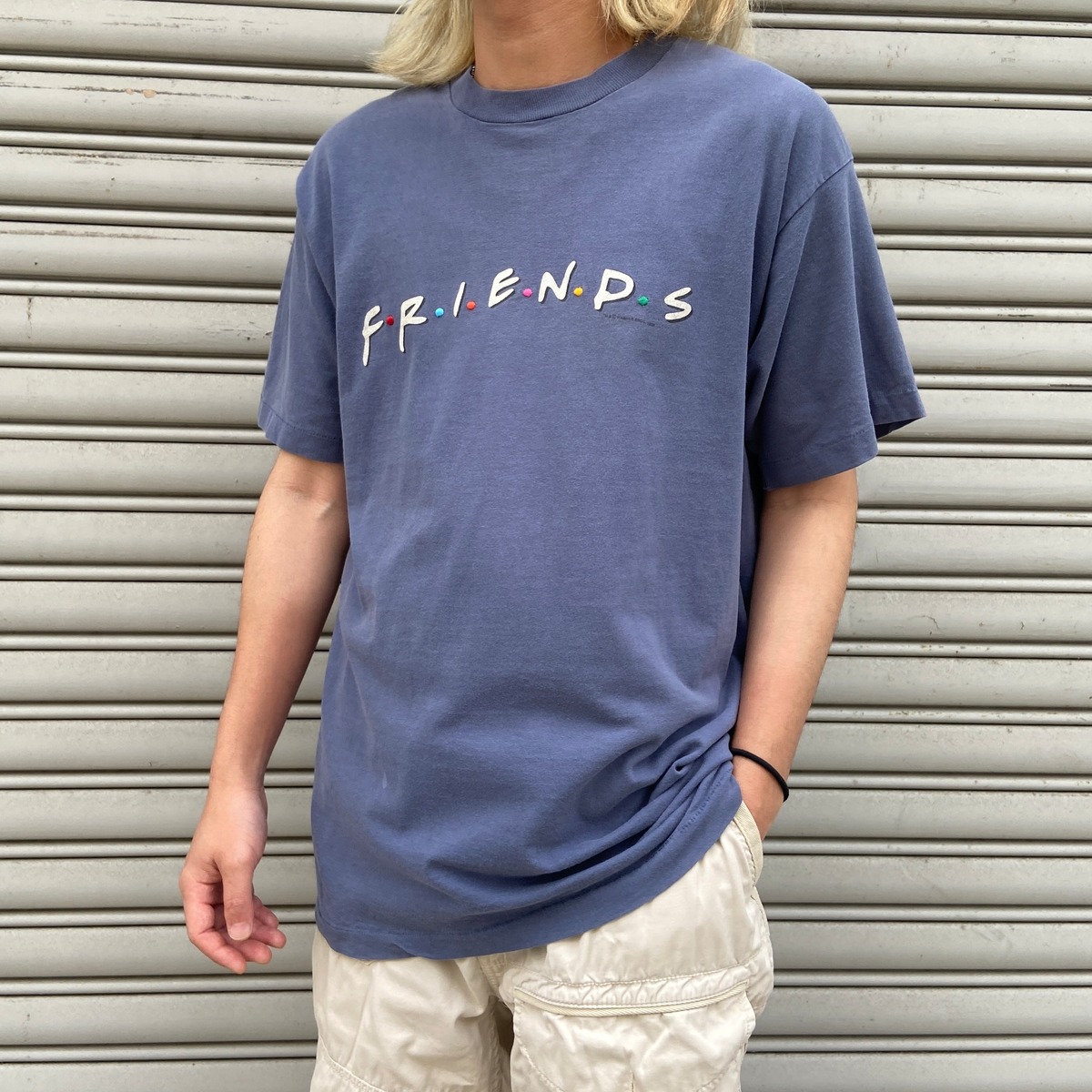 90s USA製 FRIENDS フレンズ ドラマ プリントTシャツ 紺 L | 古着屋 Uan