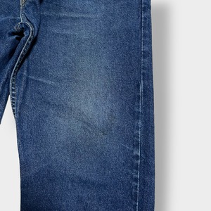 LEVI'S 505 デニム ジーンズ ジーパン W38L30 メキシコ製 ビッグサイズ ダボパン レギュラーフィット リーバイス 濃紺 インディゴ US古着