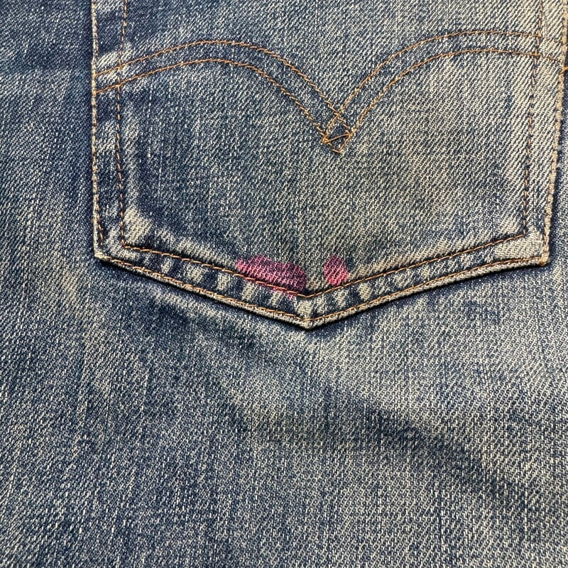 70's LEVI'S リーバイス 501 デニム Big E 過渡期モデル 通常R 刻印2