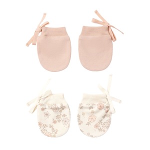 NO SCRATCH MITTENS 2個セット/ FLORAL VINE, DUSTY ROSE