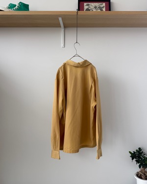 -BOTANY BRAND- Vintage 70s L open collar shirt