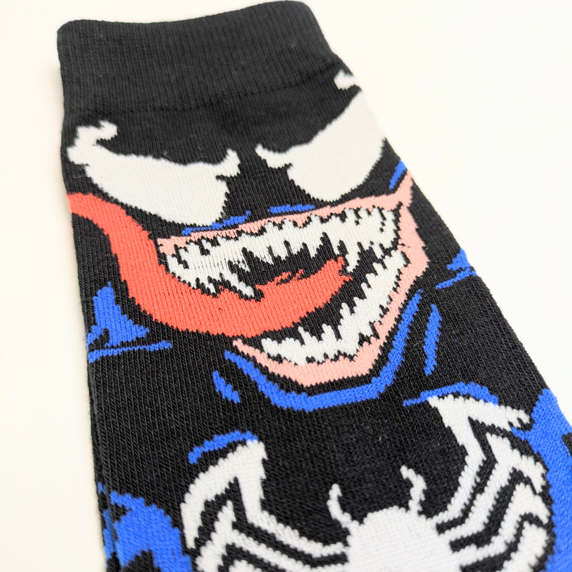 【 crew socks / クルーソックス 】『 MARVEL / マーベルコミックス / ヴェノム 』 靴下 / ソックス〚アメリカン雑貨 アメトイ〛