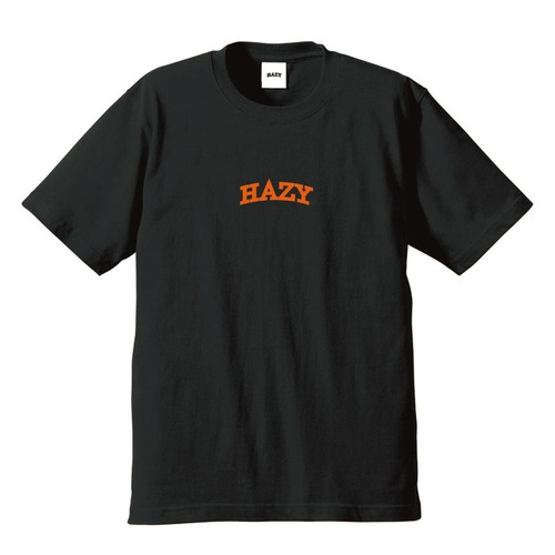 HAZY Medium Logo Tee ( Black / Orange )