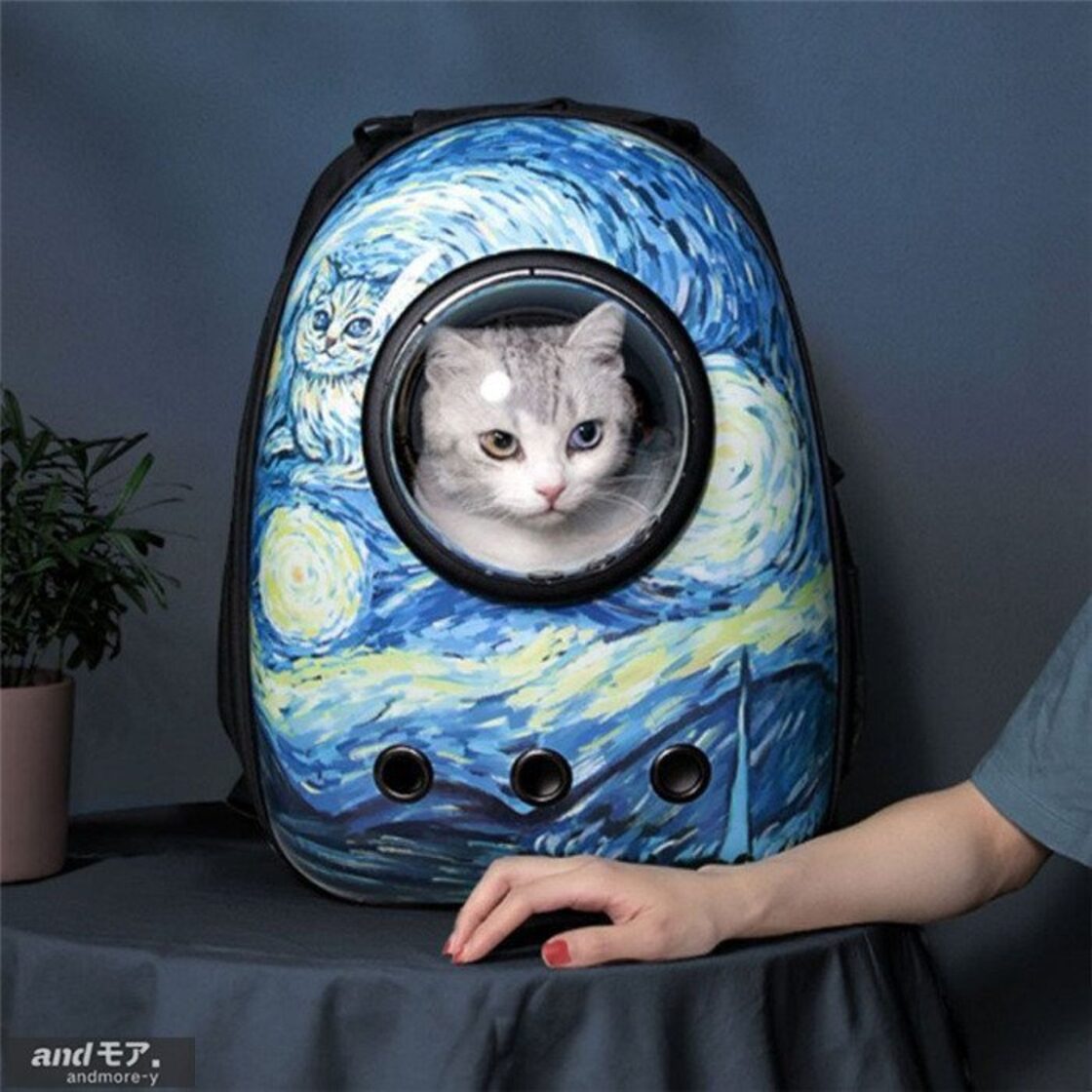 ペットキャリーバッグ ペット用 宇宙船 カプセル型 ペットリュック 