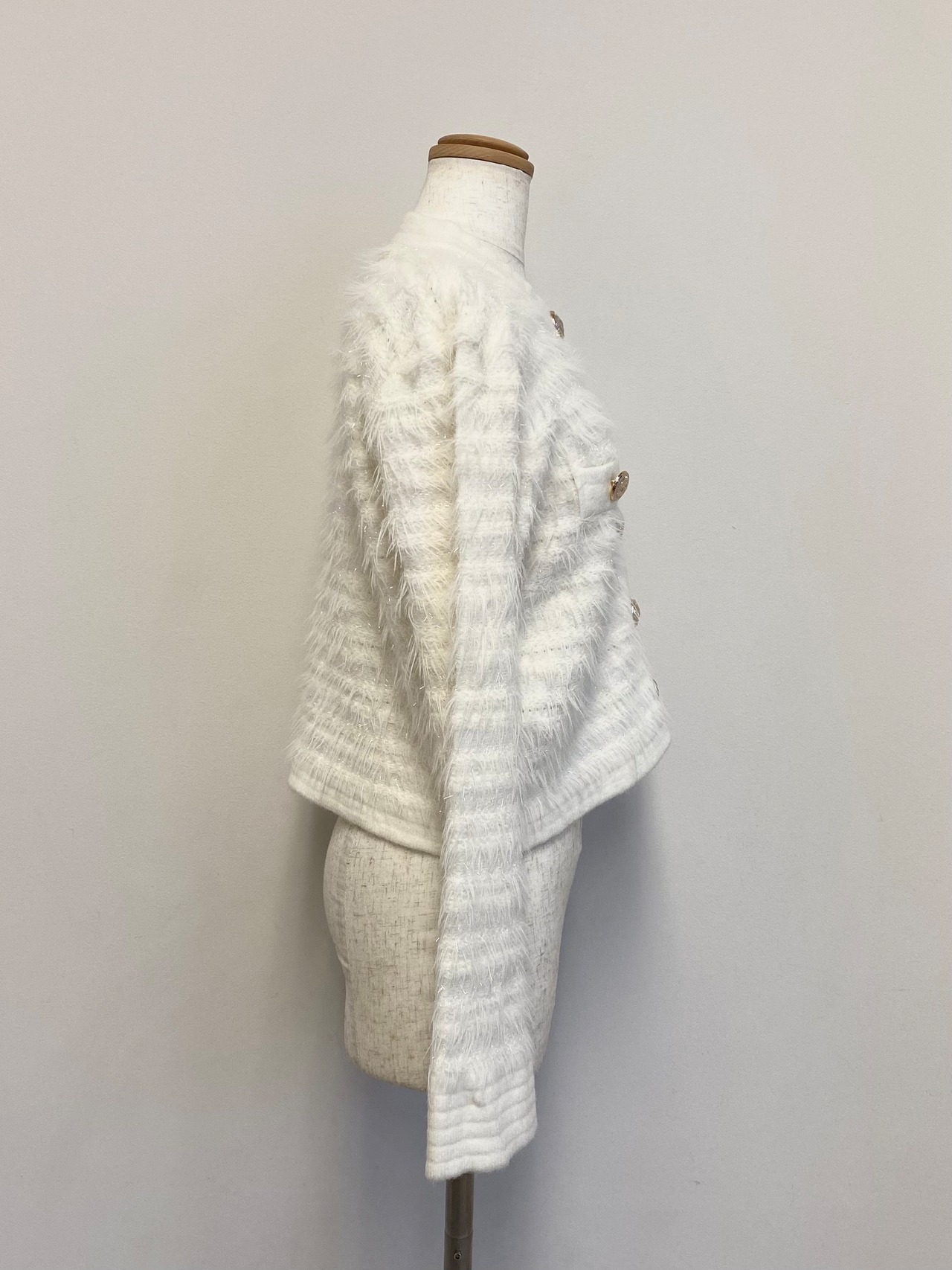 シャギーニットカーディガン［60005］