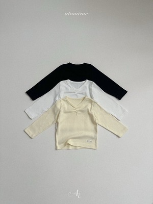 【予約】Lily Shirring T / atomeme