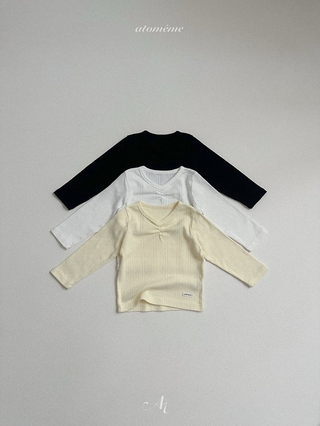 【予約】Lily Shirring T / atomeme