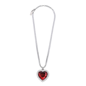 【VETEMENTS】CRYSTAL HEART NECKLACE