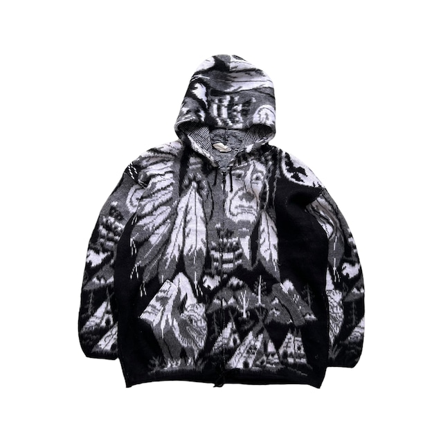 ARTESANIAS WOOL ZIPUP HOODIE