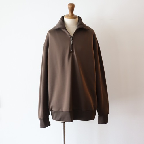 Ujoh " Half ZIP Pullover ( Chestnut Brown )"