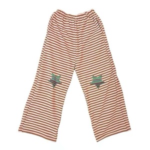 [Ttsunami] Rabbit Ear Pink Brown Stripe Pants