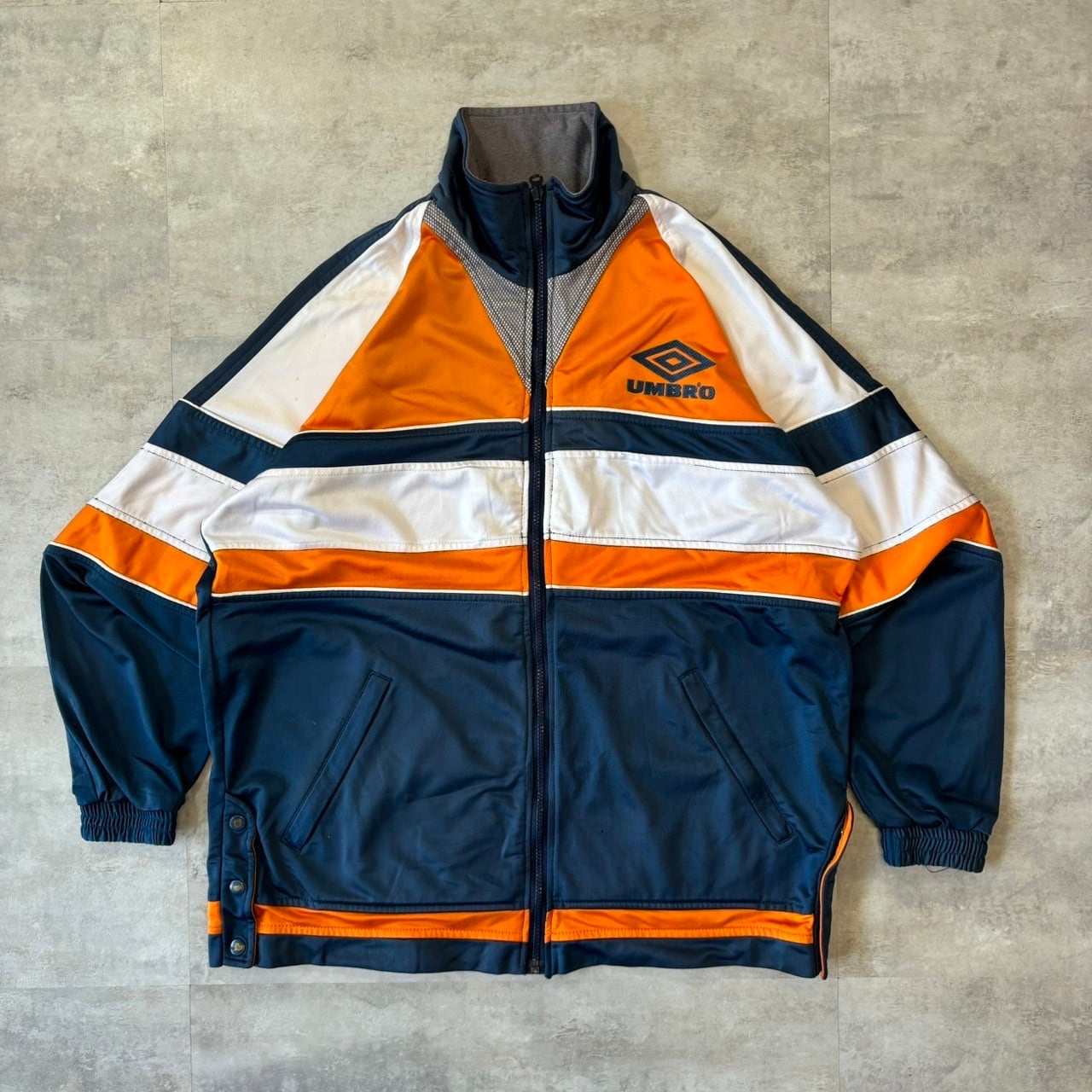 UMBRO 90s トラックジャケット マルチカラー スナップボタン No.1335