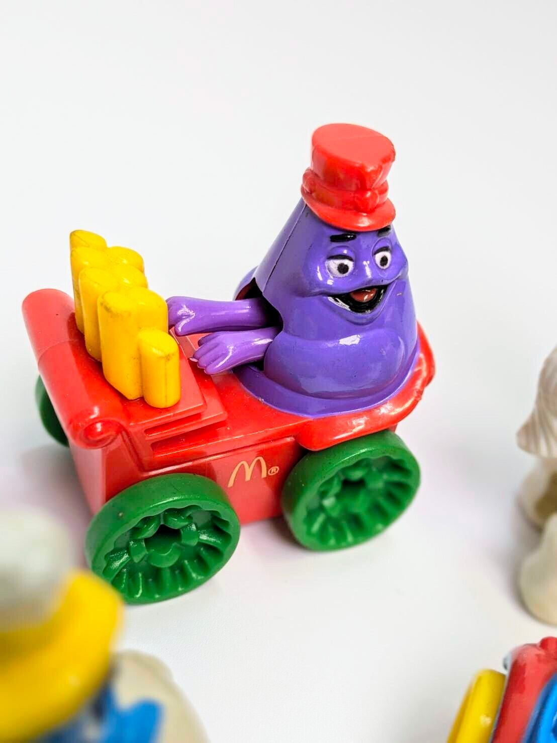 ☆VINTAGE JUNK☆ McDonald  1989年製【 ミールトイ サーカス シリーズ全4種類コンプリートセット 】〘VINTAGE ビンテージ〙  〚アメリカン雑貨 アメトイ〛