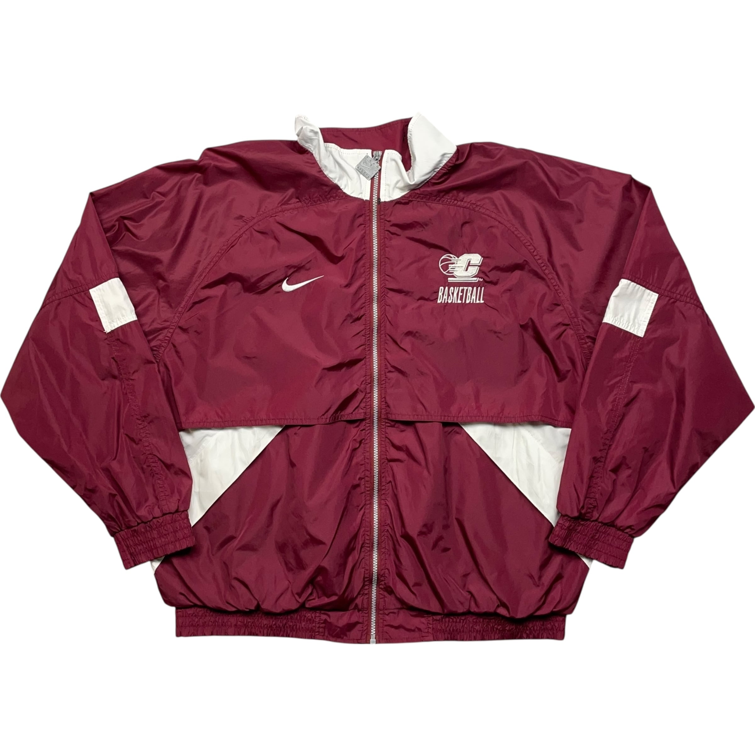 《XL》 NIKE ナイキ ナイロンジャケット バスケットボール 刺繍 90年代〜 no.9033