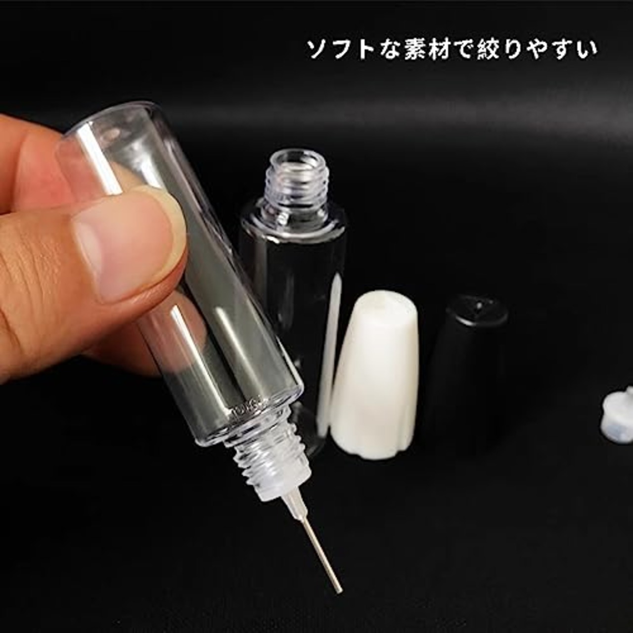 MOMI ニードルボトル ドロッパーボトル リキッドボトル 針付き スポイトボトル 替え容器 液体 貯蔵用 DIY用 接着剤ボトル 製作 模型 クラフト ハンドメイド DIY インクアート 精密ボトル 15ml*5個+10ml*5個