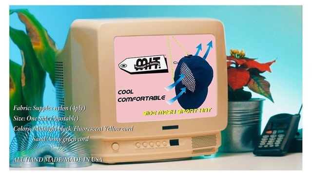 Manager In Training | Side mesh longbill 4panel cap | Olive (Detachable strap)