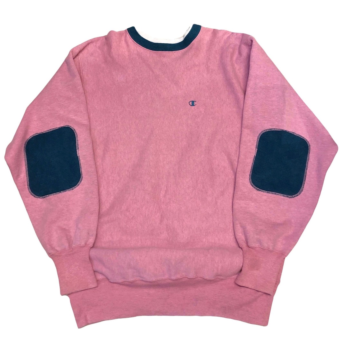 90s Champion チャンピオン リバースウィーブ スウェット ピンク／紺 