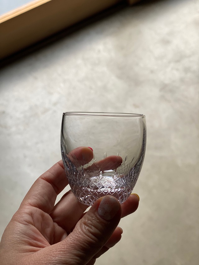 h collection SAKE GLASS ROUNDSHAPE/FINE LACE