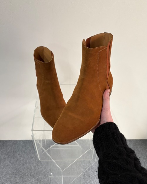 【Maison Margiela】suede leather side gore boots