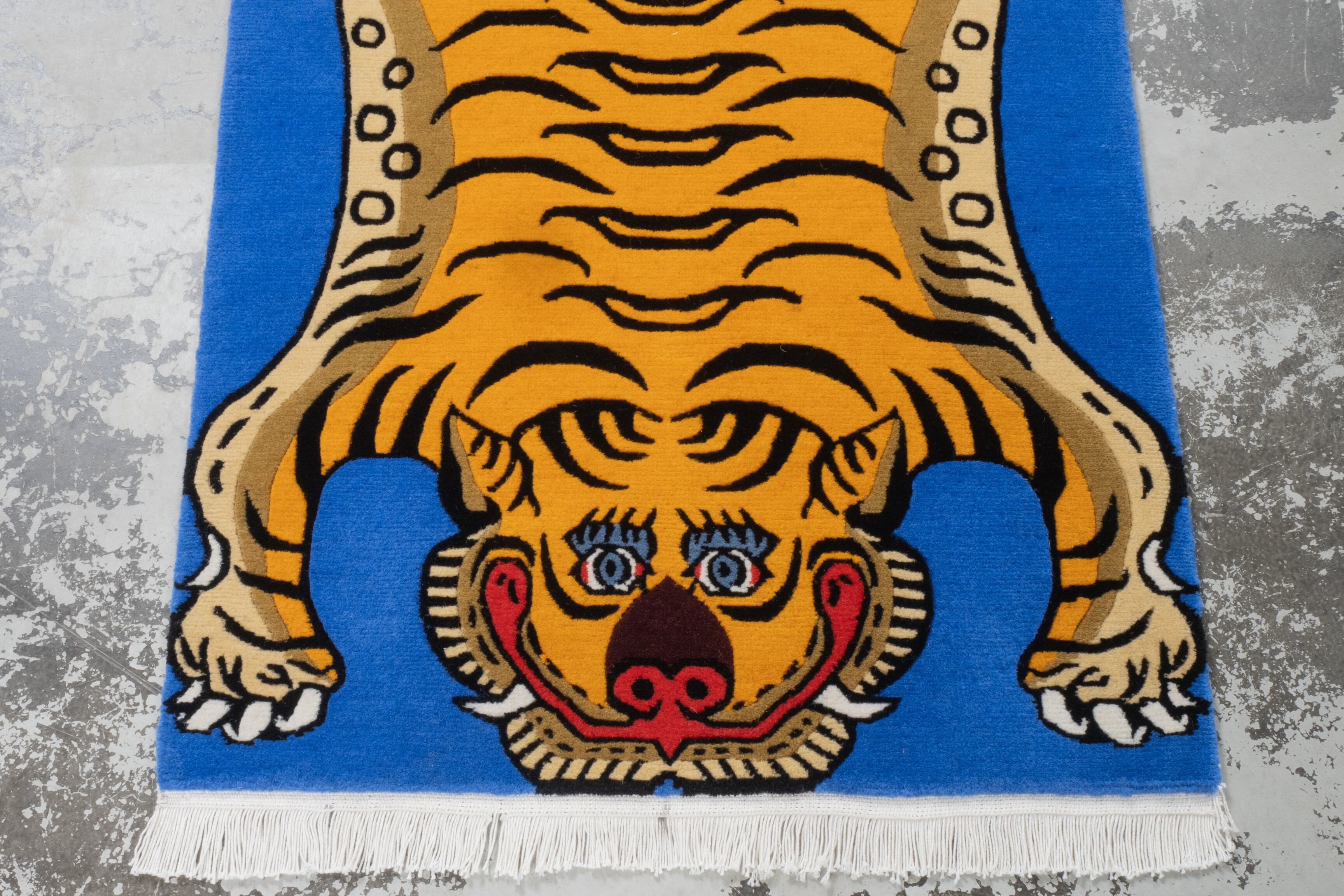 Tibetan Tiger Rug 《Sサイズ•ウール226》チベタンタイガーラグ