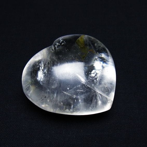 水晶 ハート置物 一点物 145-1507