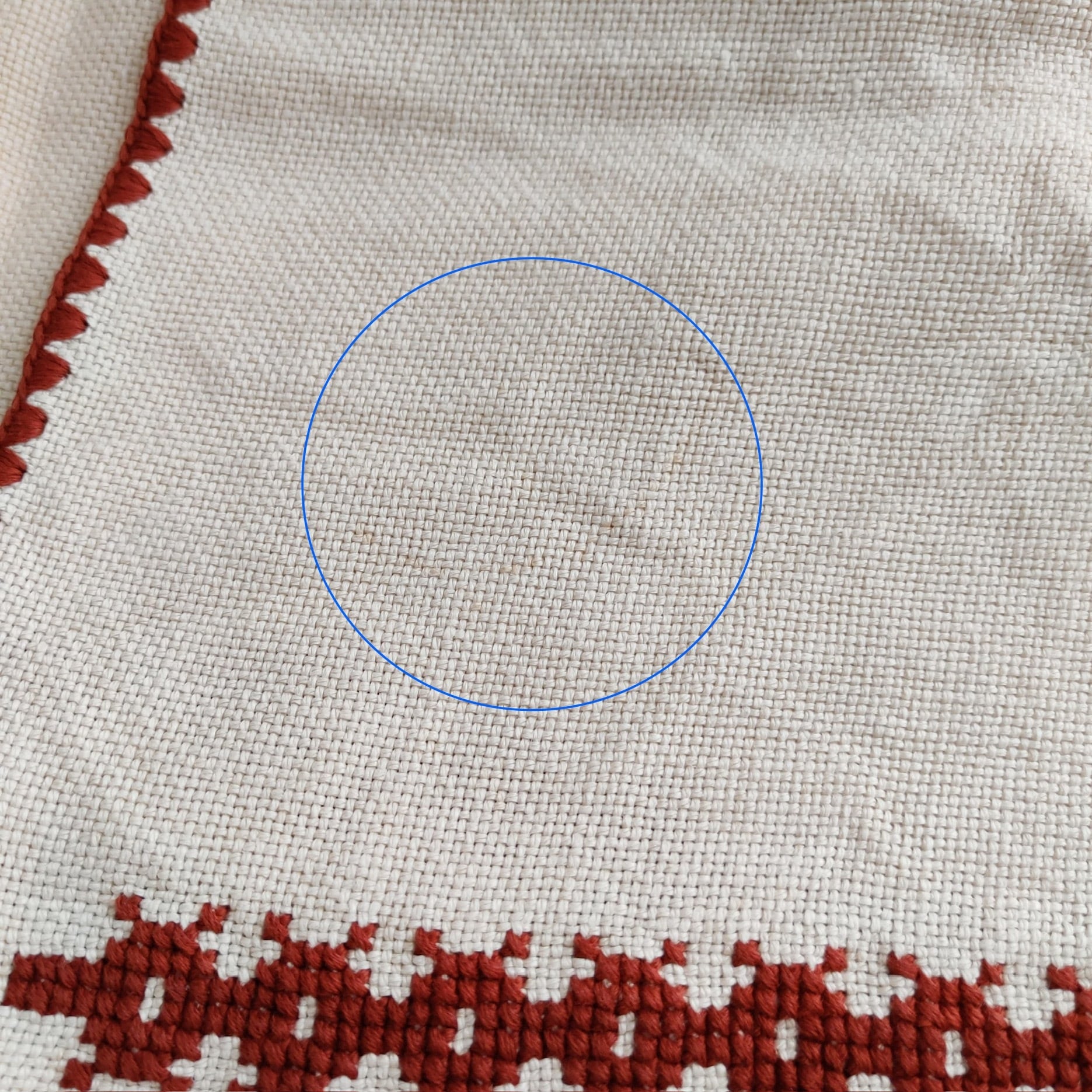 ヴィンテージ マルチクロス 刺繍 赤 スイス ヨーロッパ アンティーク 
