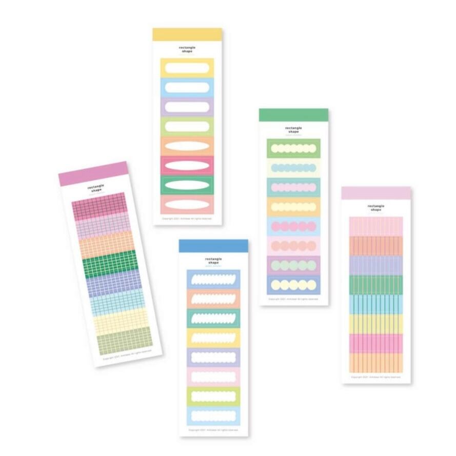 MIMIBEAR 〔rectangle memo sticker〕